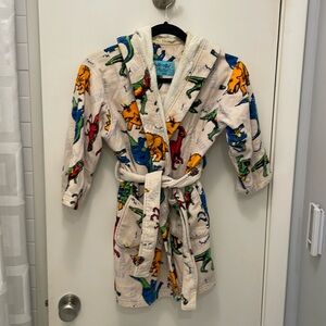Kids Dinosaur Hooded Robe!